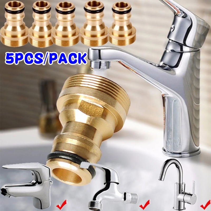 Kitchen Appliances Australia - 1/ 5PCS Universal Brass Tap Kitchen