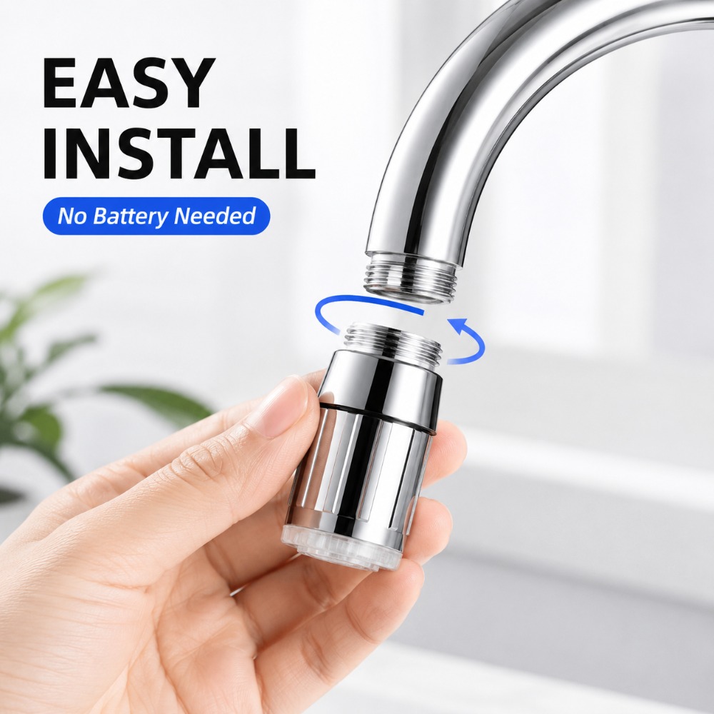 1/5Pcs LED Faucet Head with Au - Kitchen Appliances Offers 评论和价格