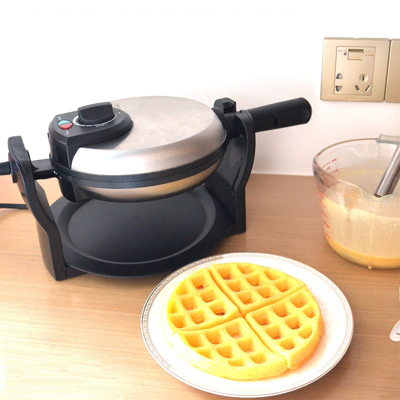 220V Flip Waffle Maker Round P - Electric Griddle Pancake 评论和价格