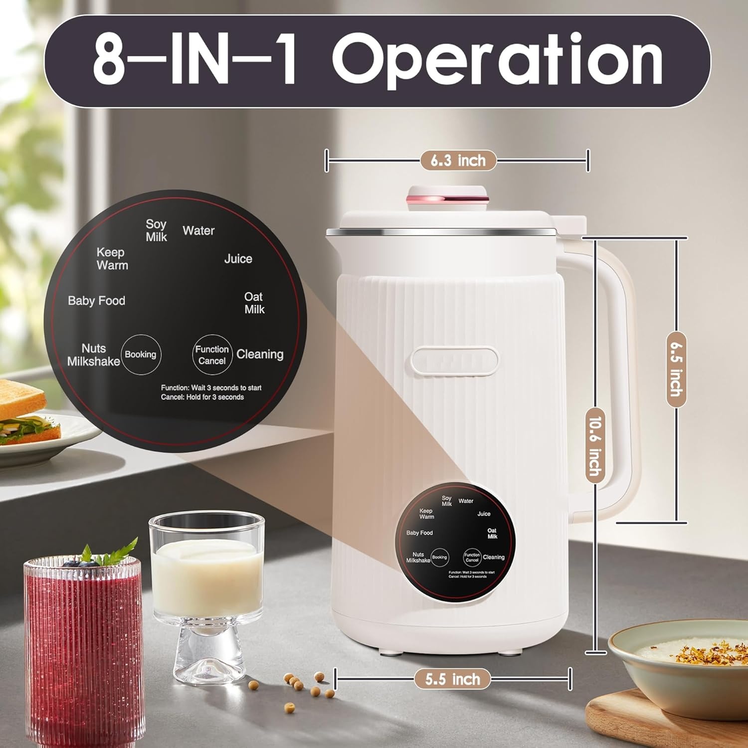 Mini Soybean Milk Maker No Fil - Kitchen Appliances Lowes 评论和价格