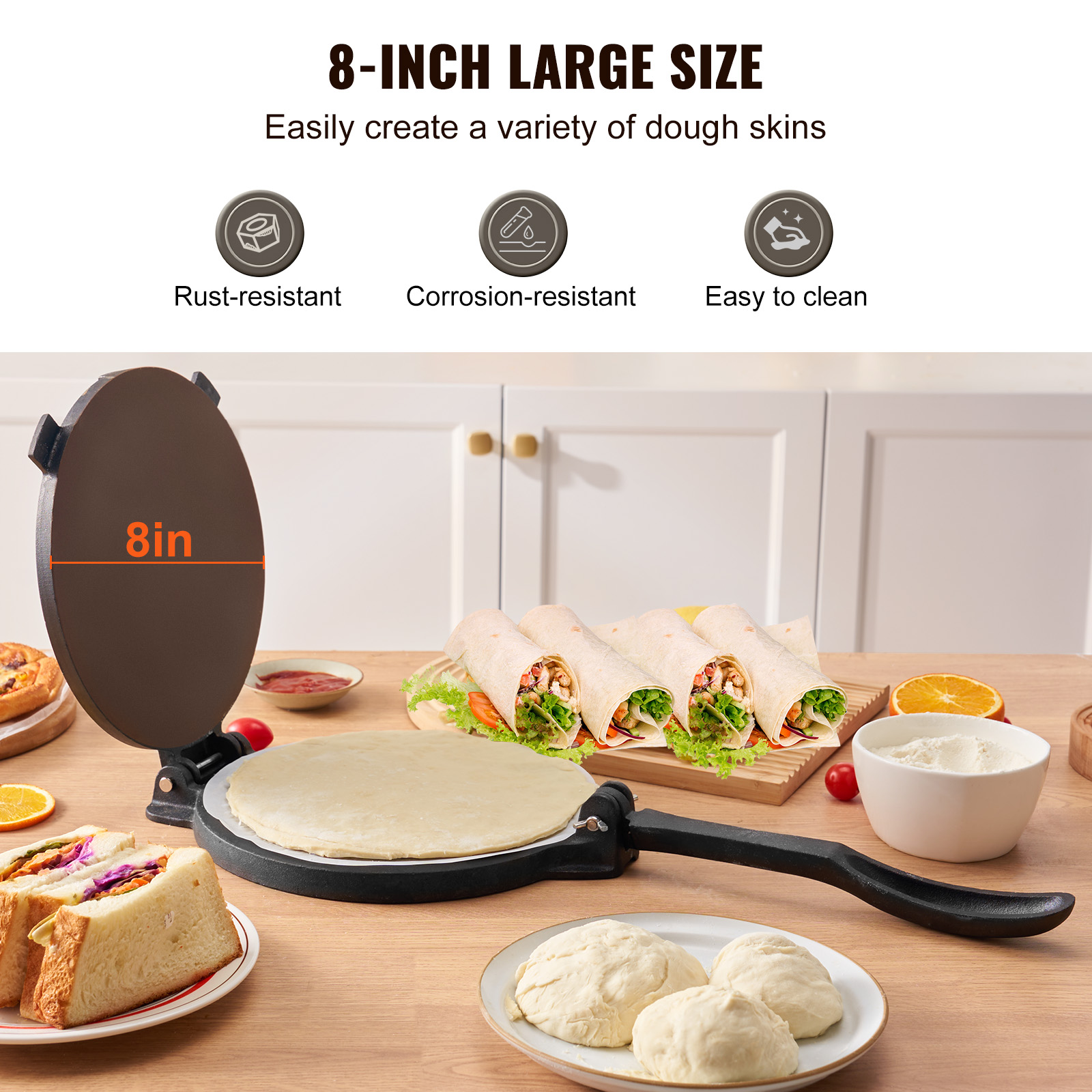 Heavy  Cast Iron Tortilla Pres - Tortilla Press Cast 评论和价格