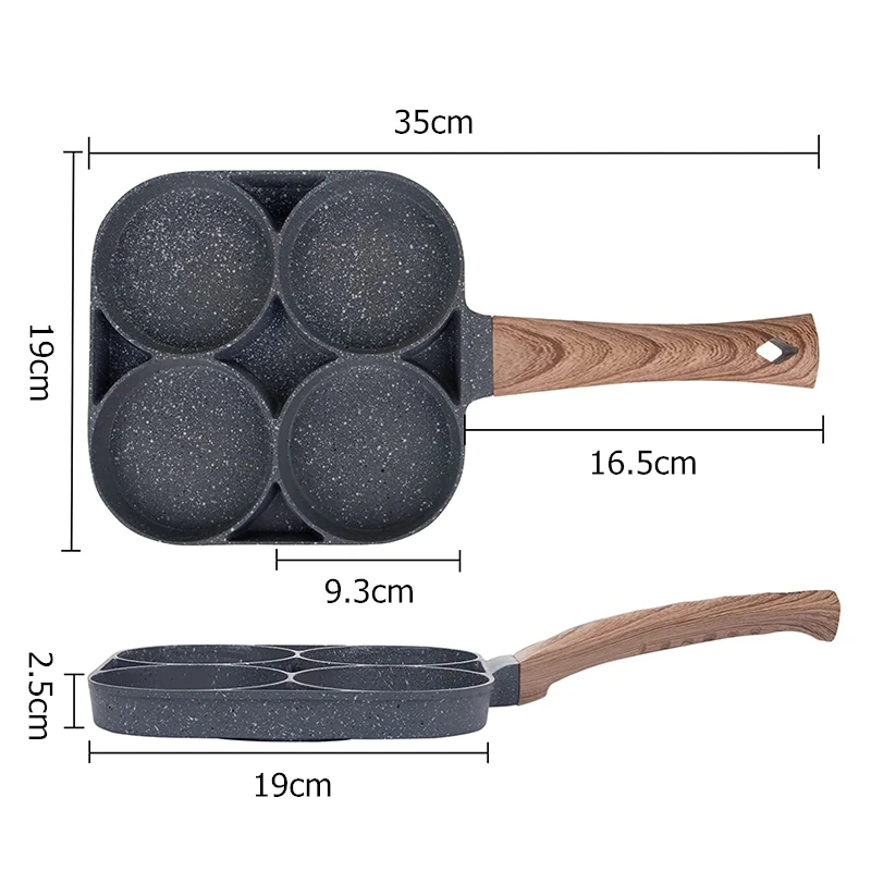 Pancake Egg Frying Pan 4 Cups  - Electric Griddle Pancake 评论和价格