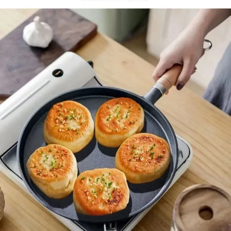 20/23/26cm Cast Iron Frying Pa - Electric Griddle Pancake 评论和价格