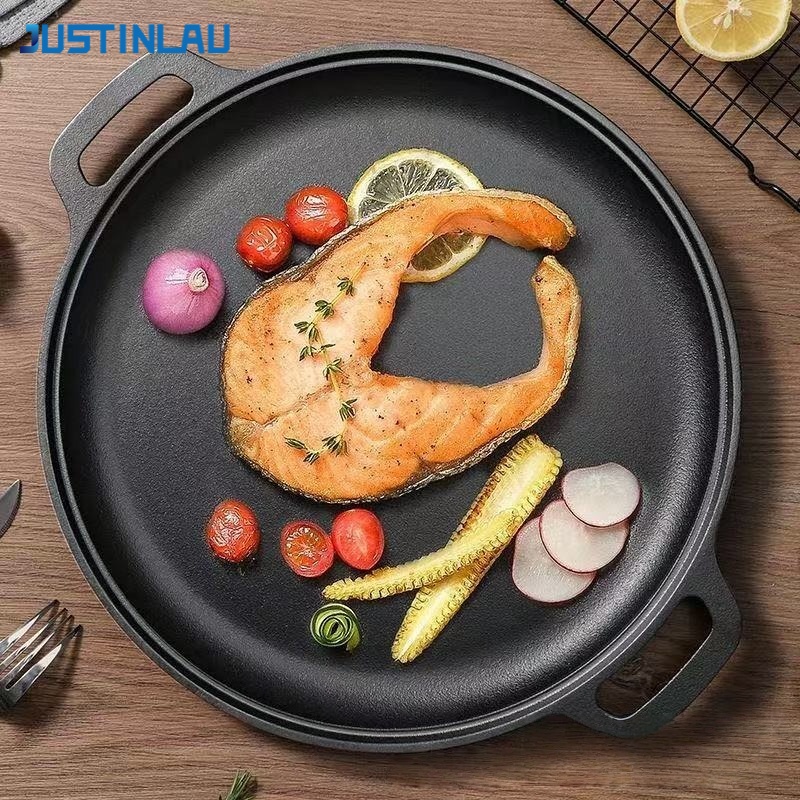 JUSTINLAU Double-Ear Frying Pa - Electric Griddle Pancake 评论和价格