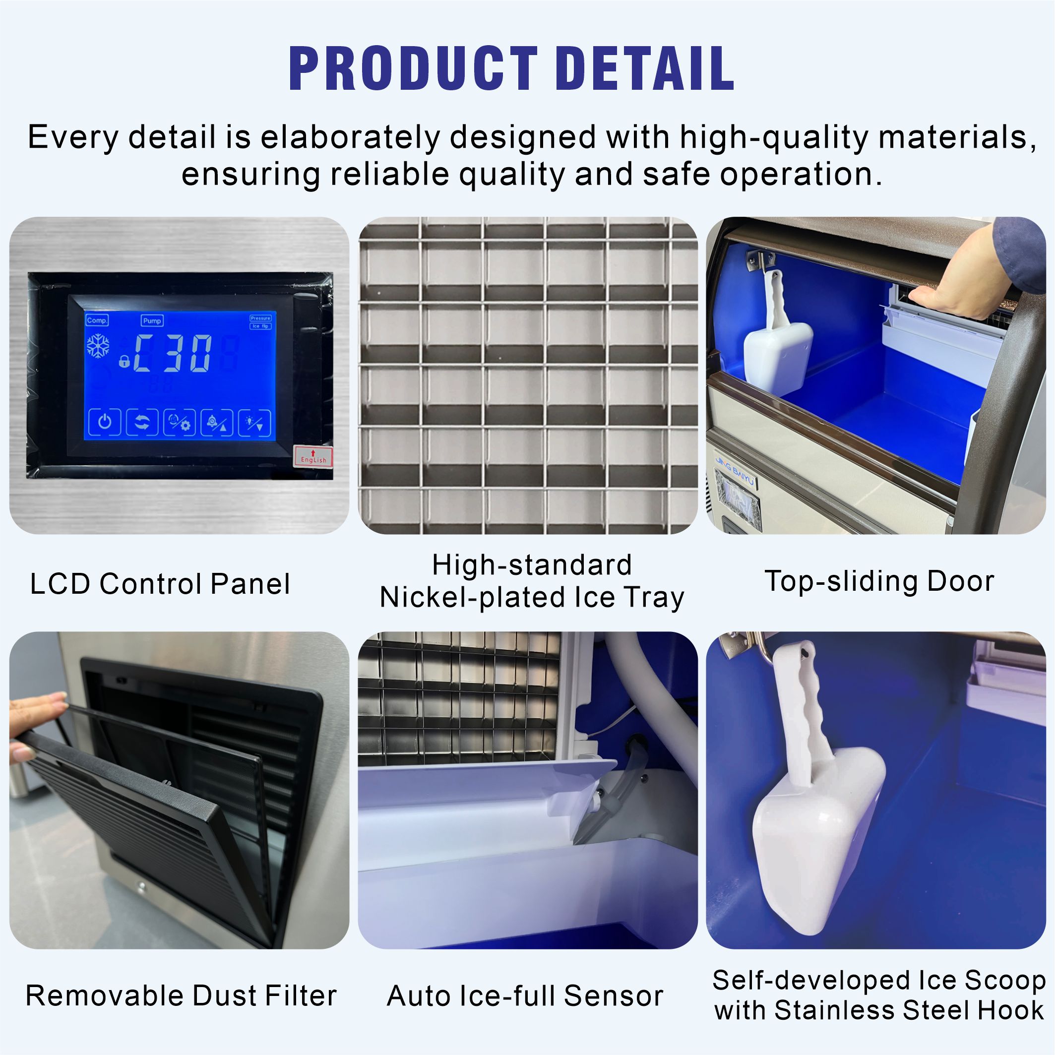 50kg/24h Integrated Block Ice  - Kitchen Appliances Lowes 评论和价格